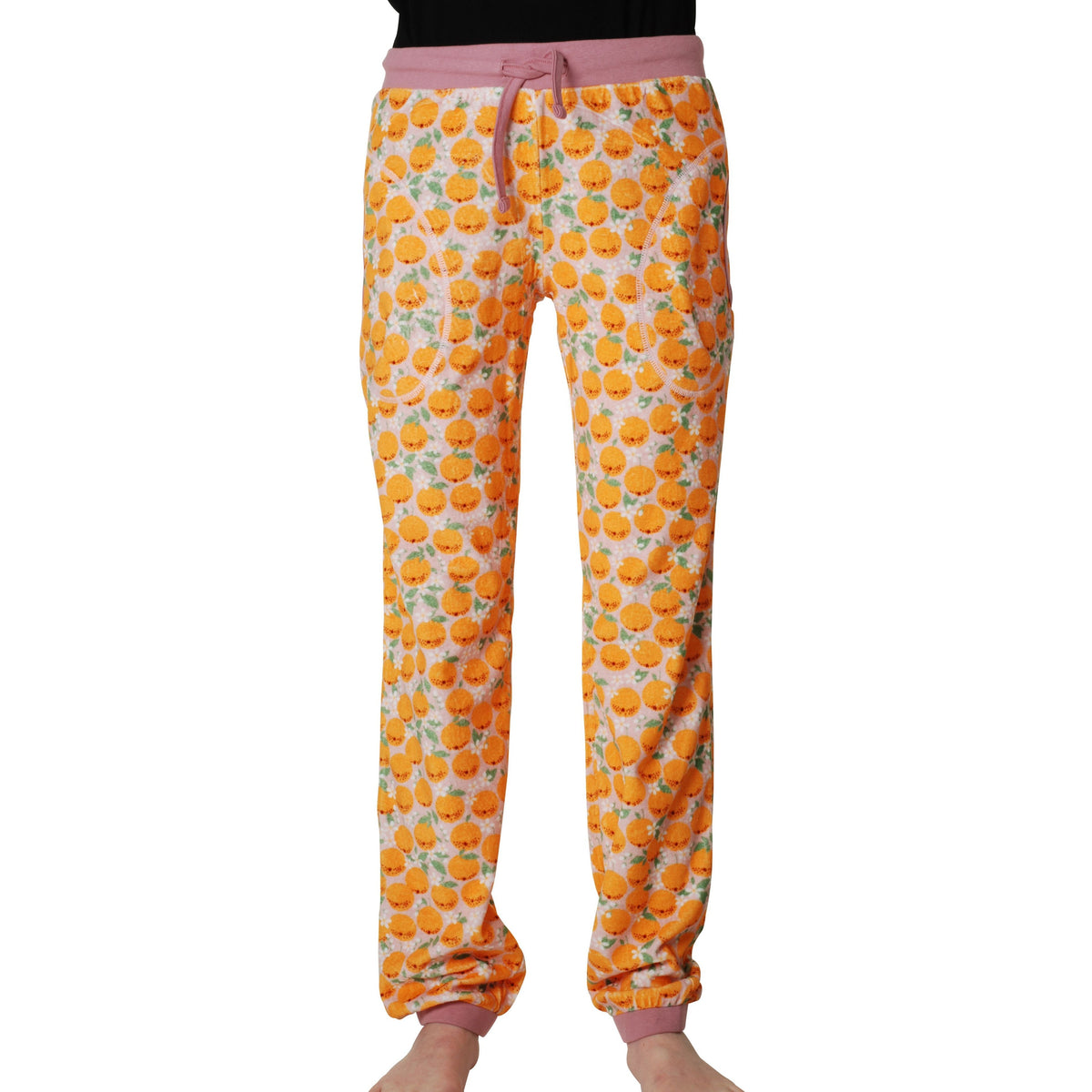 Adult's Oranges Velour Baggy Pants - Pink - 1 Left Size XL-Duns Sweden-Modern Rascals