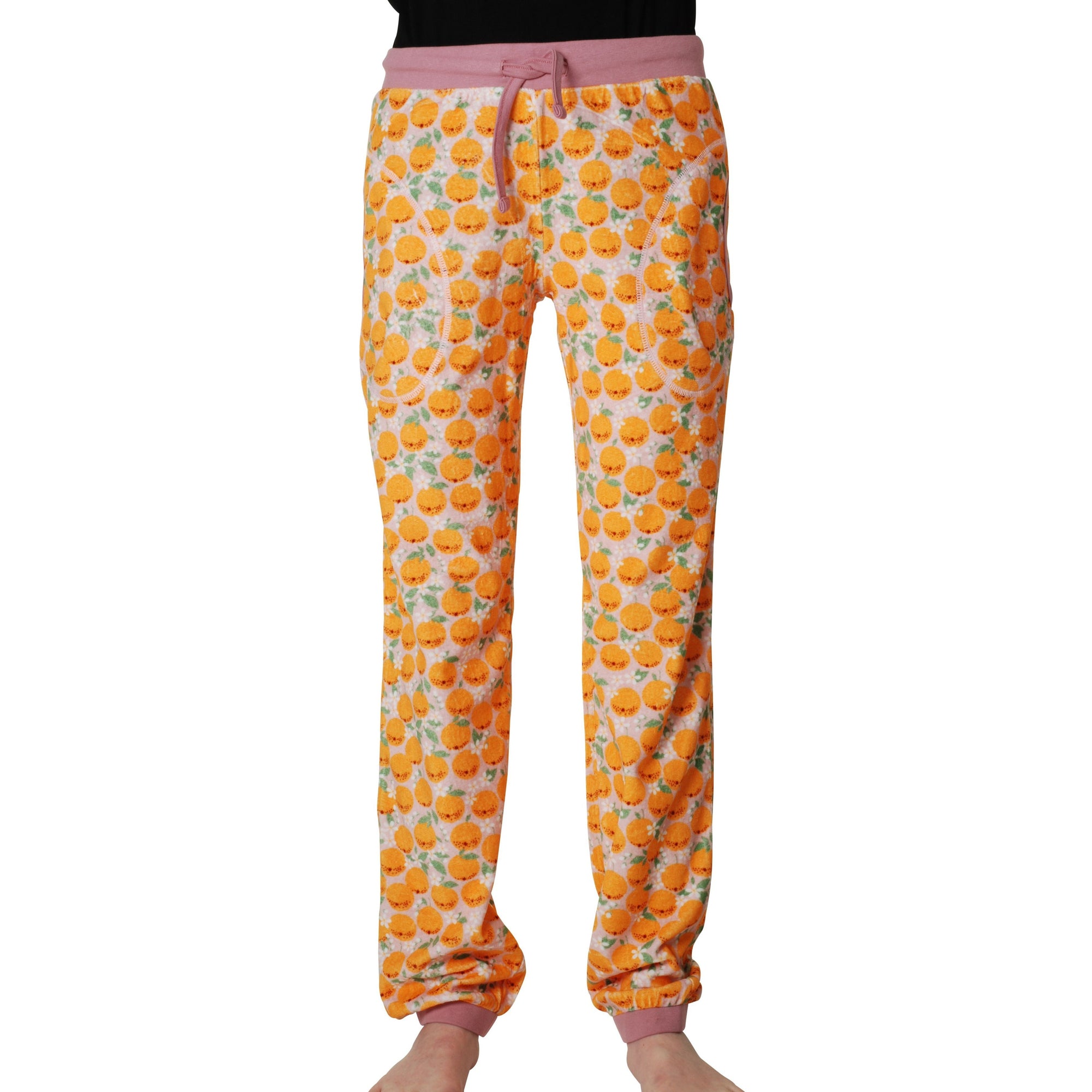 Adult's Oranges Velour Baggy Pants - Pink - 2 Left Size XS & 2XL-Duns Sweden-Modern Rascals