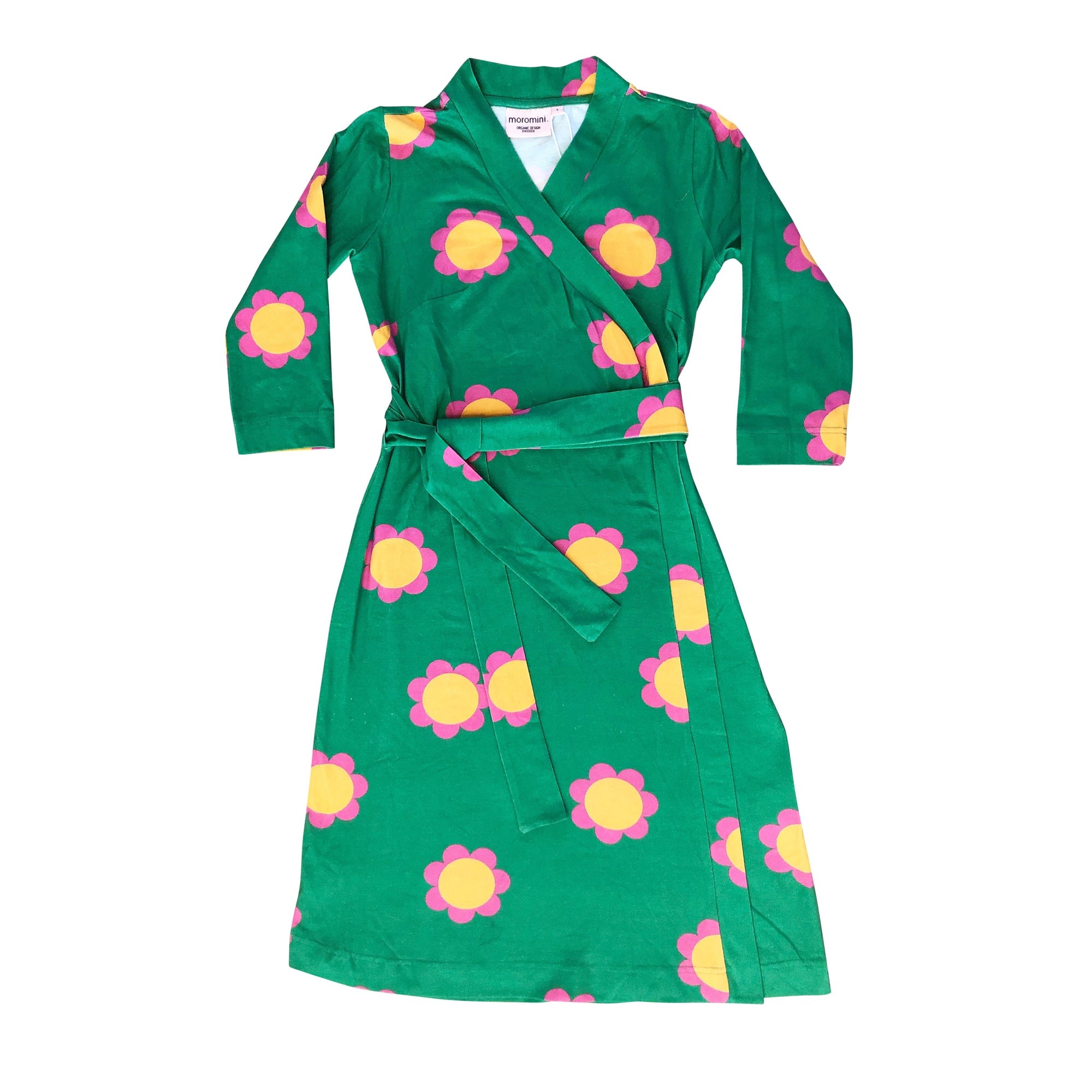 Adult's Perfect Lawn Long Sleeve Wrap Dress - 2 Left Size L & XL-Moromini-Modern Rascals