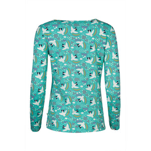 Adult's Ptarmigan Bryher Long Sleeve Shirt - 1 Left Size UK 14-Frugi-Modern Rascals