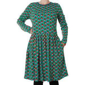 Adult's Radish - Blue Long Sleeve Dress With Gathered Skirt - 2 Left Size 3XL & 4XL-Duns Sweden-Modern Rascals