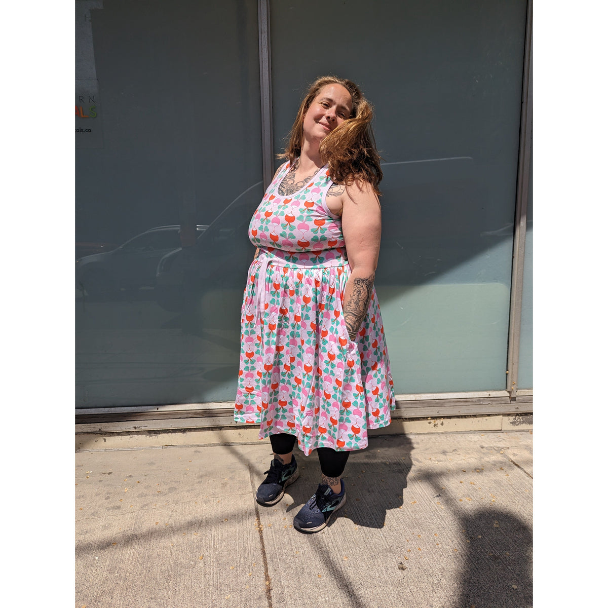 Adult's Radish - Blushing Bride Sleeveless Dress With Gathered Skirt-Duns Sweden-Modern Rascals