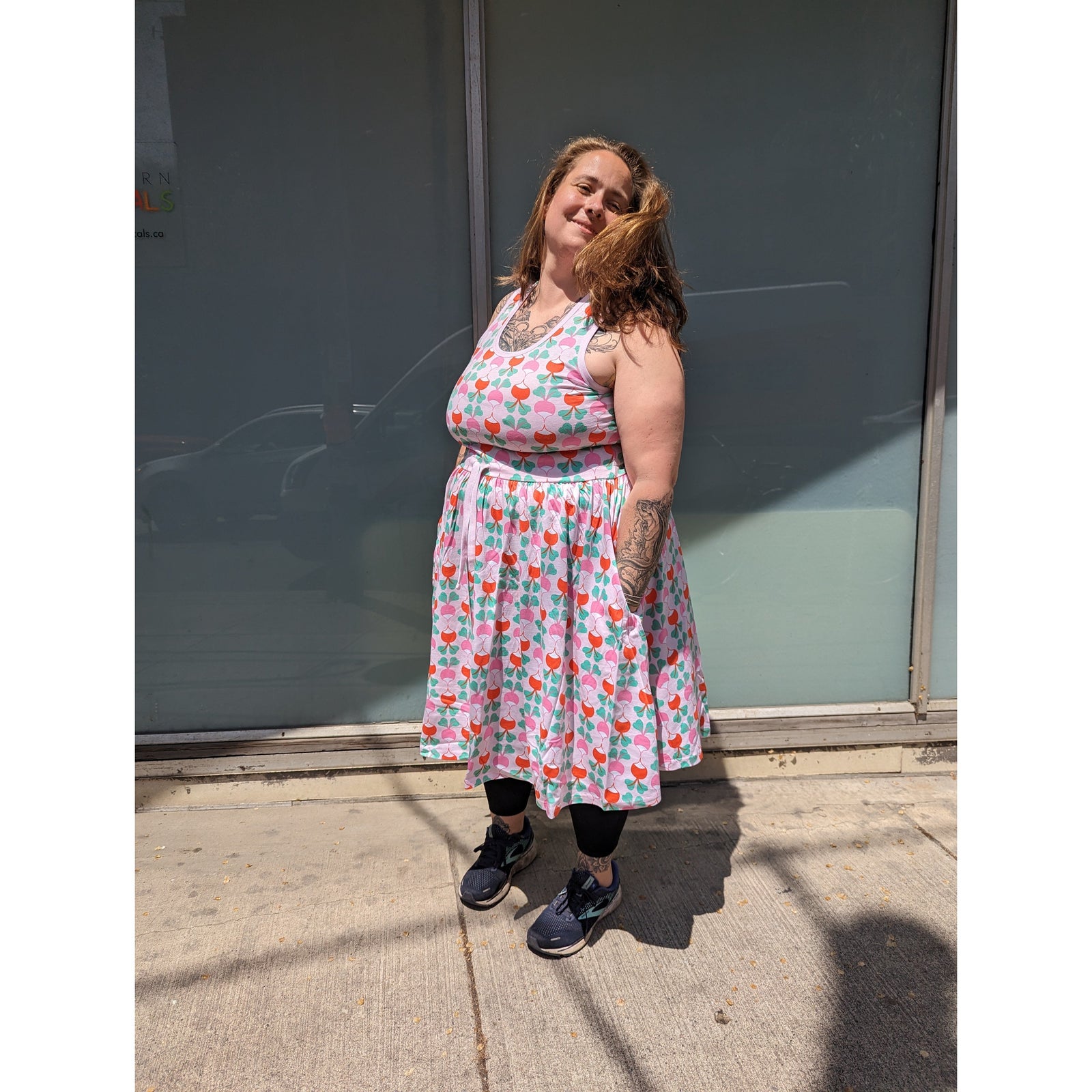 Adult's Radish - Blushing Bride Sleeveless Dress With Gathered Skirt-Duns Sweden-Modern Rascals