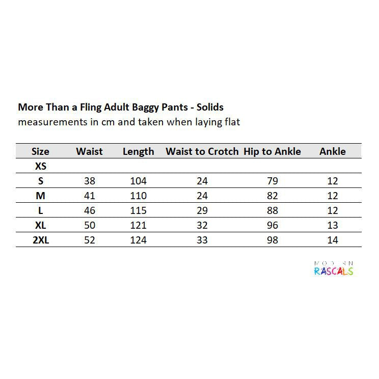 Adult's Radish - Foliage Green Baggy Pants - 2 Left Size XS & XL-Duns Sweden-Modern Rascals