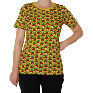 Adult's Radish - Old Gold Short Sleeve Shirt - 1 Left Size S-Duns Sweden-Modern Rascals