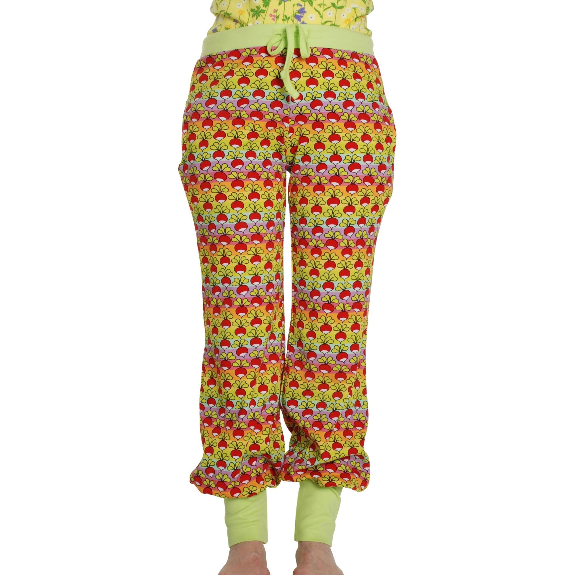 Adult's Radish - Pastel Rainbow Stripe Baggy Pants-Duns Sweden-Modern Rascals