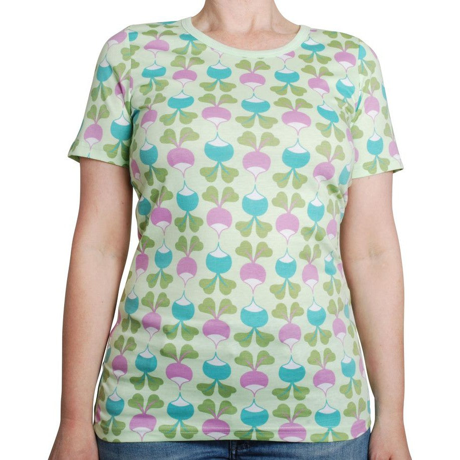 Adult's Radish - Patina Green Short Sleeve Shirt-Duns Sweden-Modern Rascals