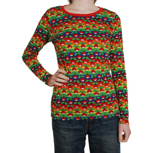 Adult's Radish - Rainbow Stripe Long Sleeve Shirt - 2 Left Size S & 2XL-Duns Sweden-Modern Rascals