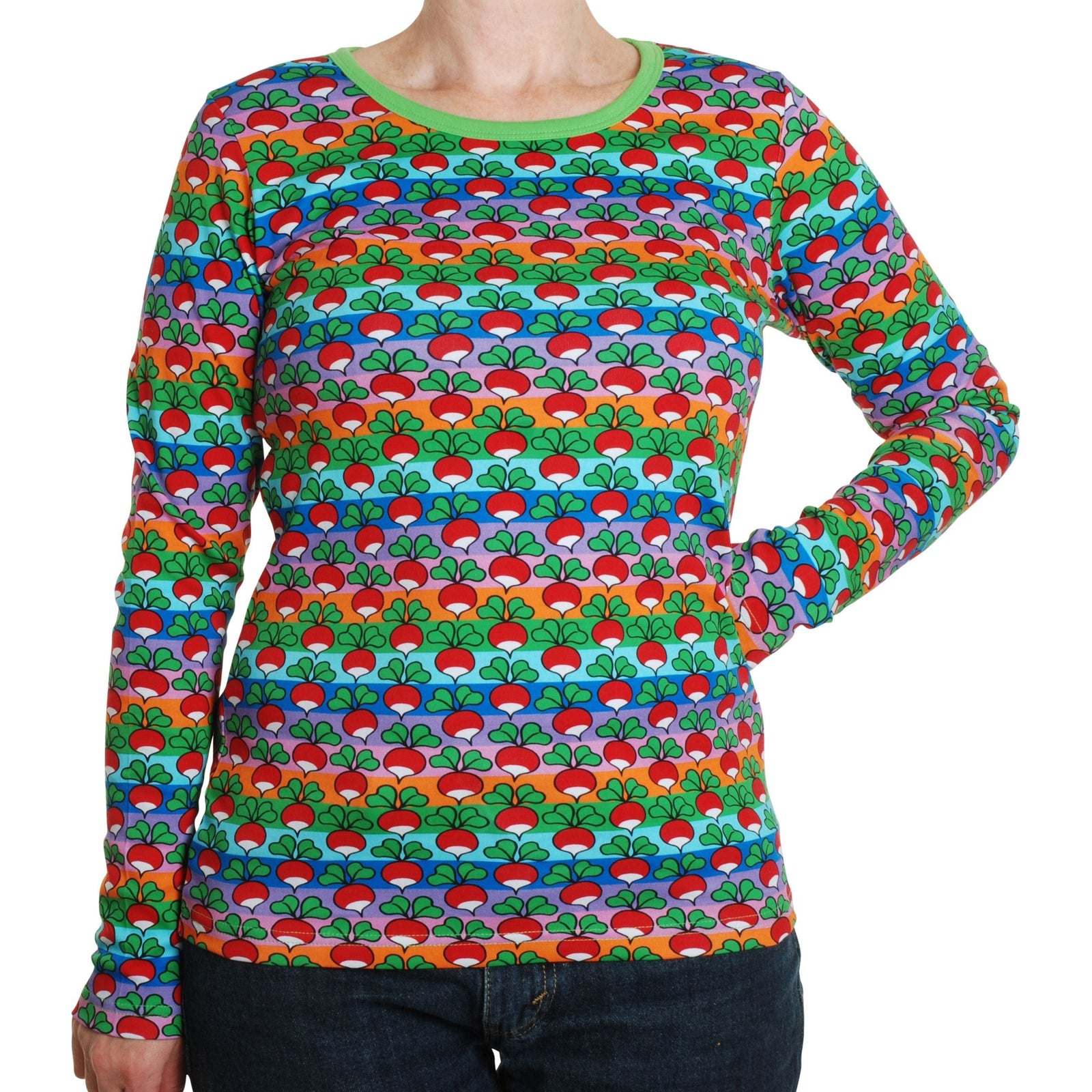 Adult's Radish - Stripe Long Sleeve Shirt - 2 Left Size S & 2XL-Duns Sweden-Modern Rascals