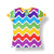 Adult's Rainbow Waves Short Sleeve Shirt-Naperonuttu-Modern Rascals