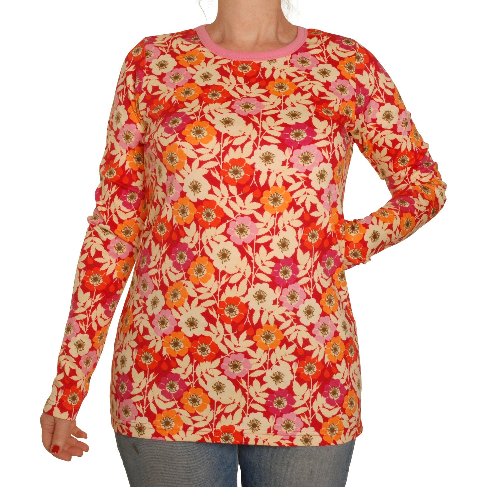 Adult's Rosehip Long Sleeve Shirt - 2 Left Size S & XL-Duns Sweden-Modern Rascals