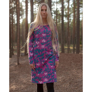 Adult's SINI Dress - Lingonberry in Purple-PaaPii-Modern Rascals