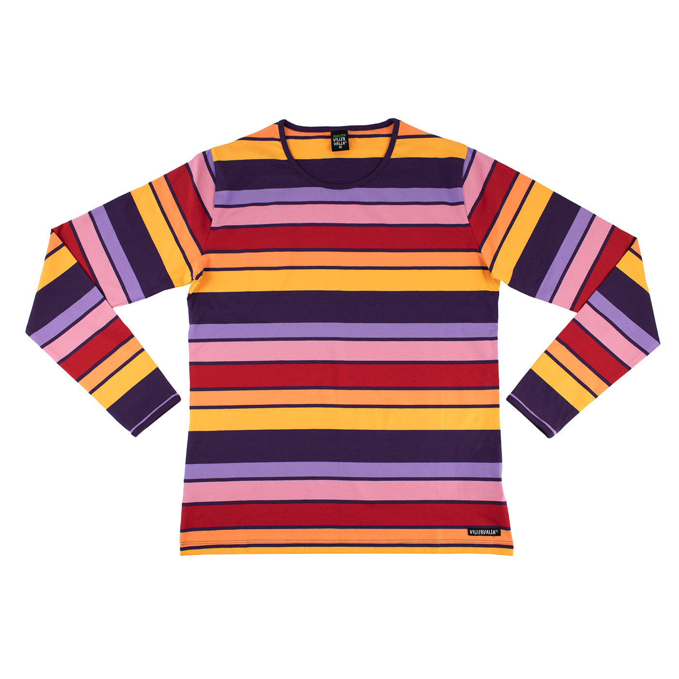 Adult's Verbier Multi Stripe Long Sleeve Shirt-Villervalla-Modern Rascals