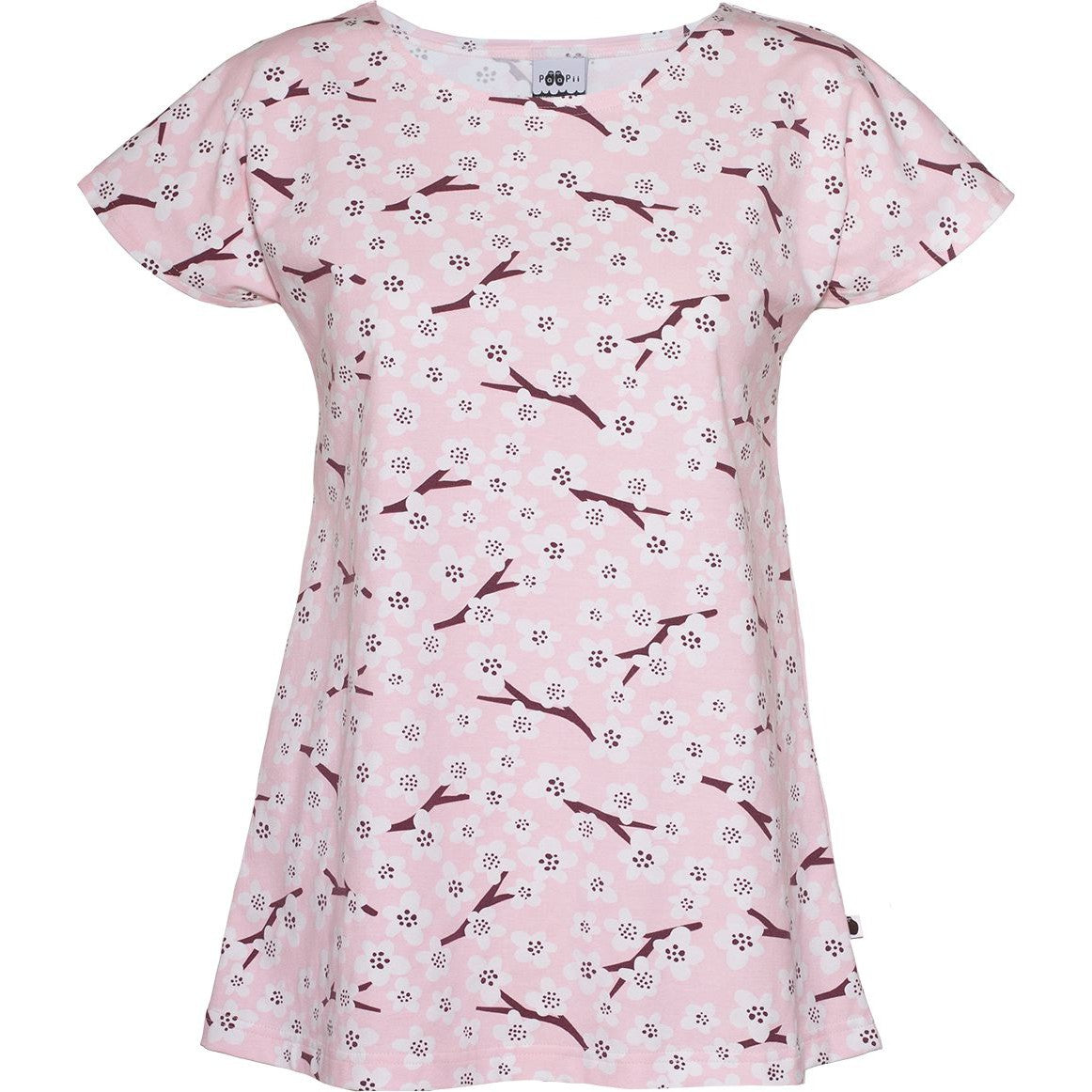 Adult's VUONO Short Sleeve Shirt - Cherry Blossom in Soft Pink - 1 Left Size S-PaaPii-Modern Rascals