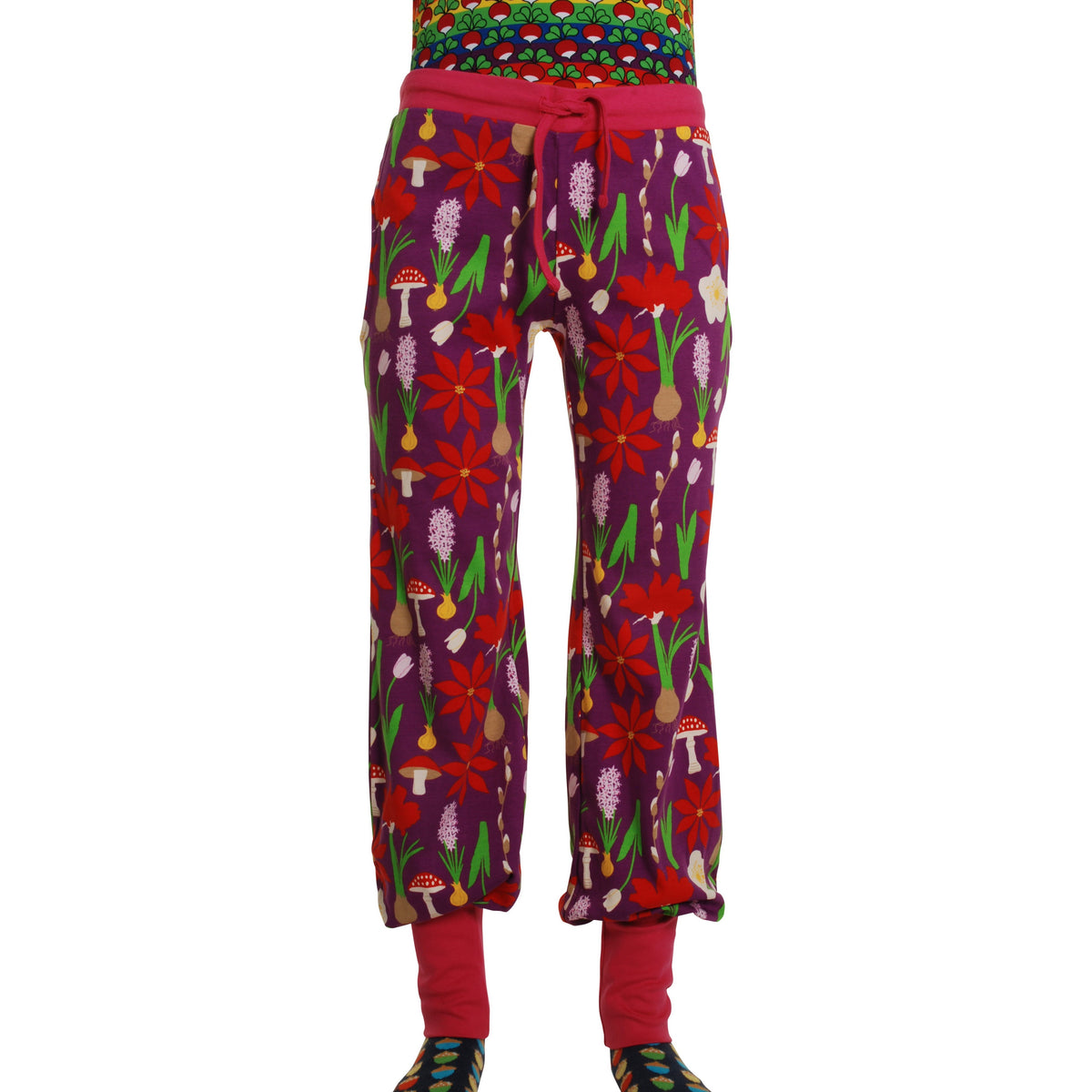 Adult's Winter Flower Baggy Pants - 1 Left Size 4XL-Duns Sweden-Modern Rascals