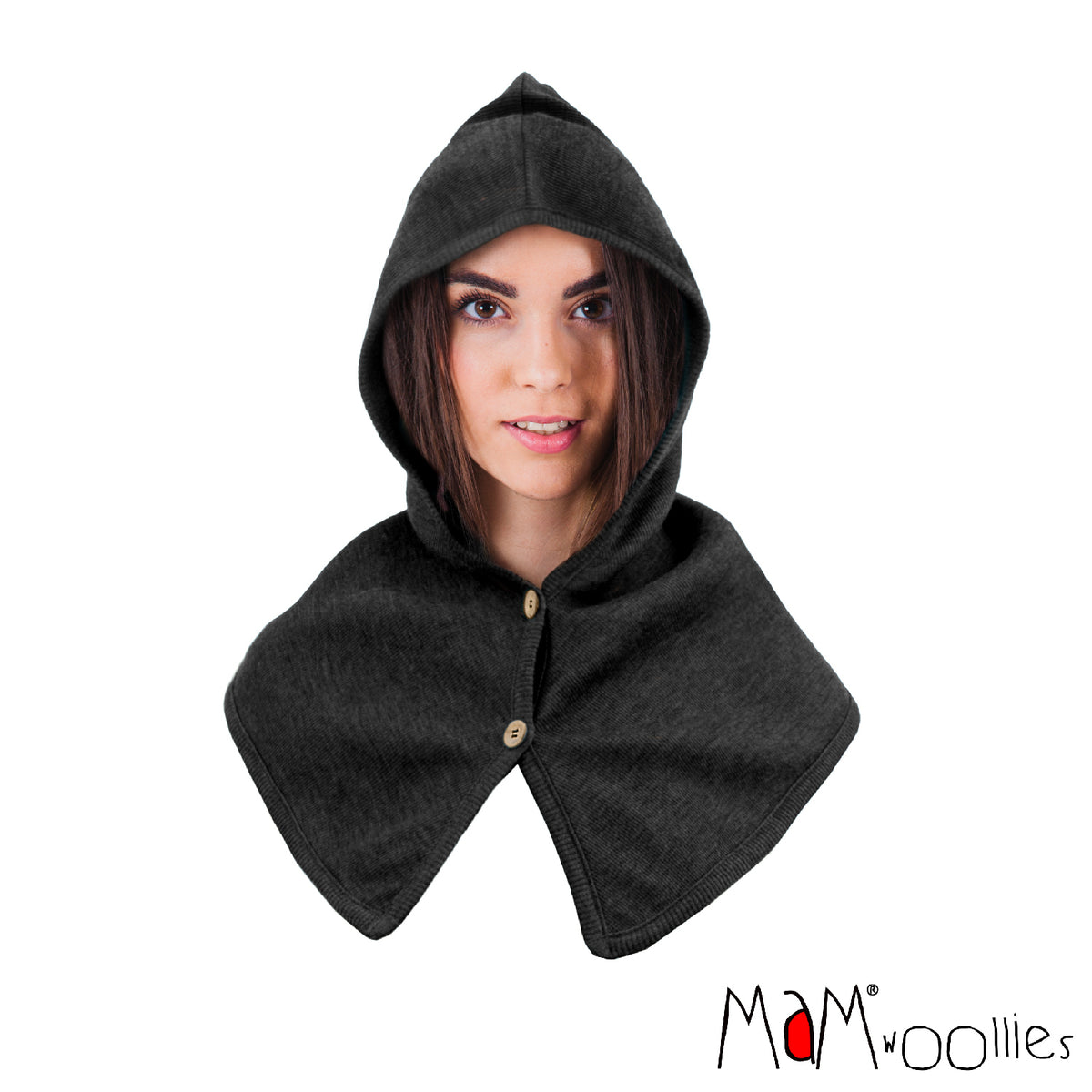 Adult's Wool Coconut Button Balaclava - Multiple Colours-ManyMonths Nature Woolies-Modern Rascals