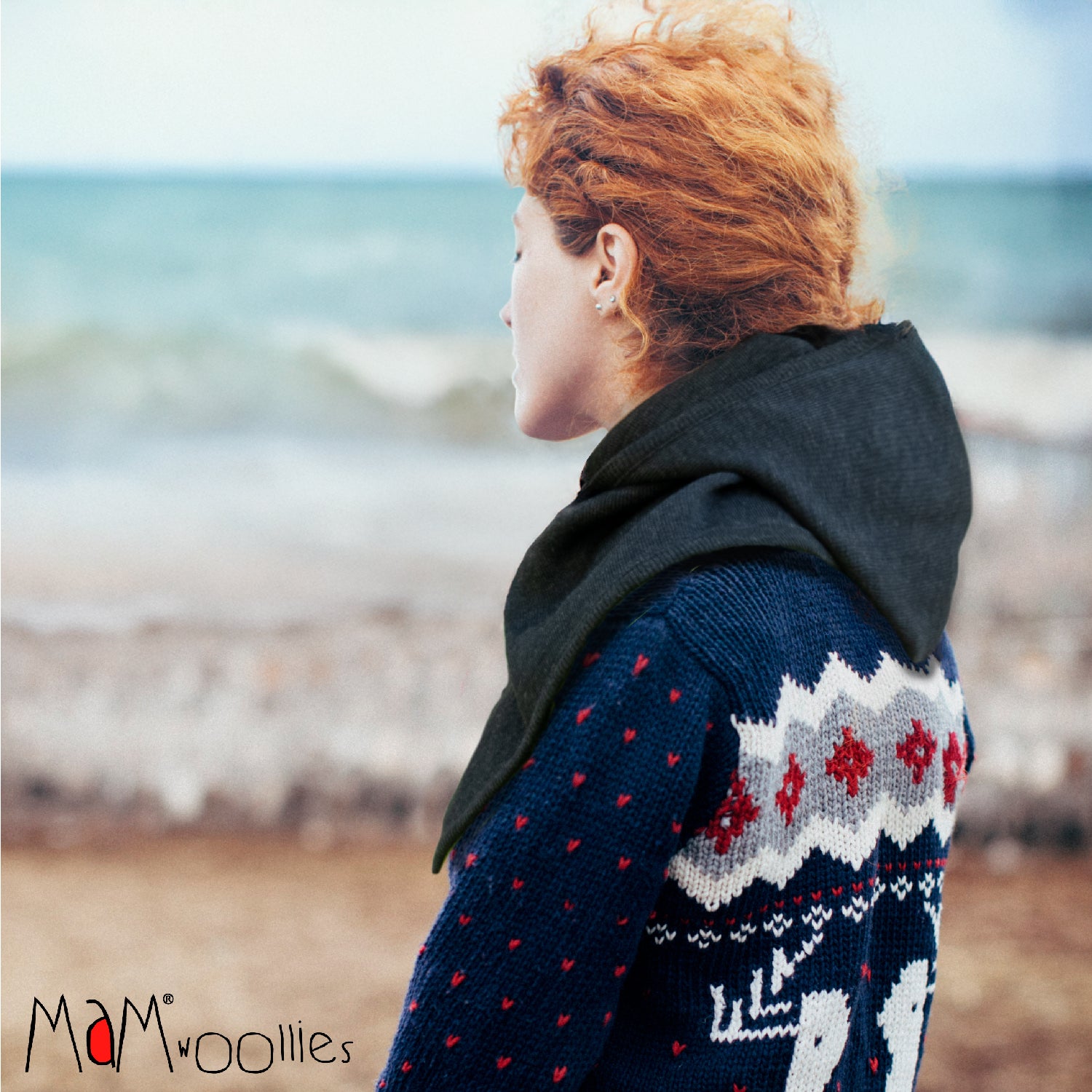 Adult's Wool Coconut Button Balaclava - Multiple Colours-ManyMonths Nature Woolies-Modern Rascals