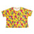 Adult's Yellow Parrot Short Sleeve Crop T-Shirt-Mullido-Modern Rascals