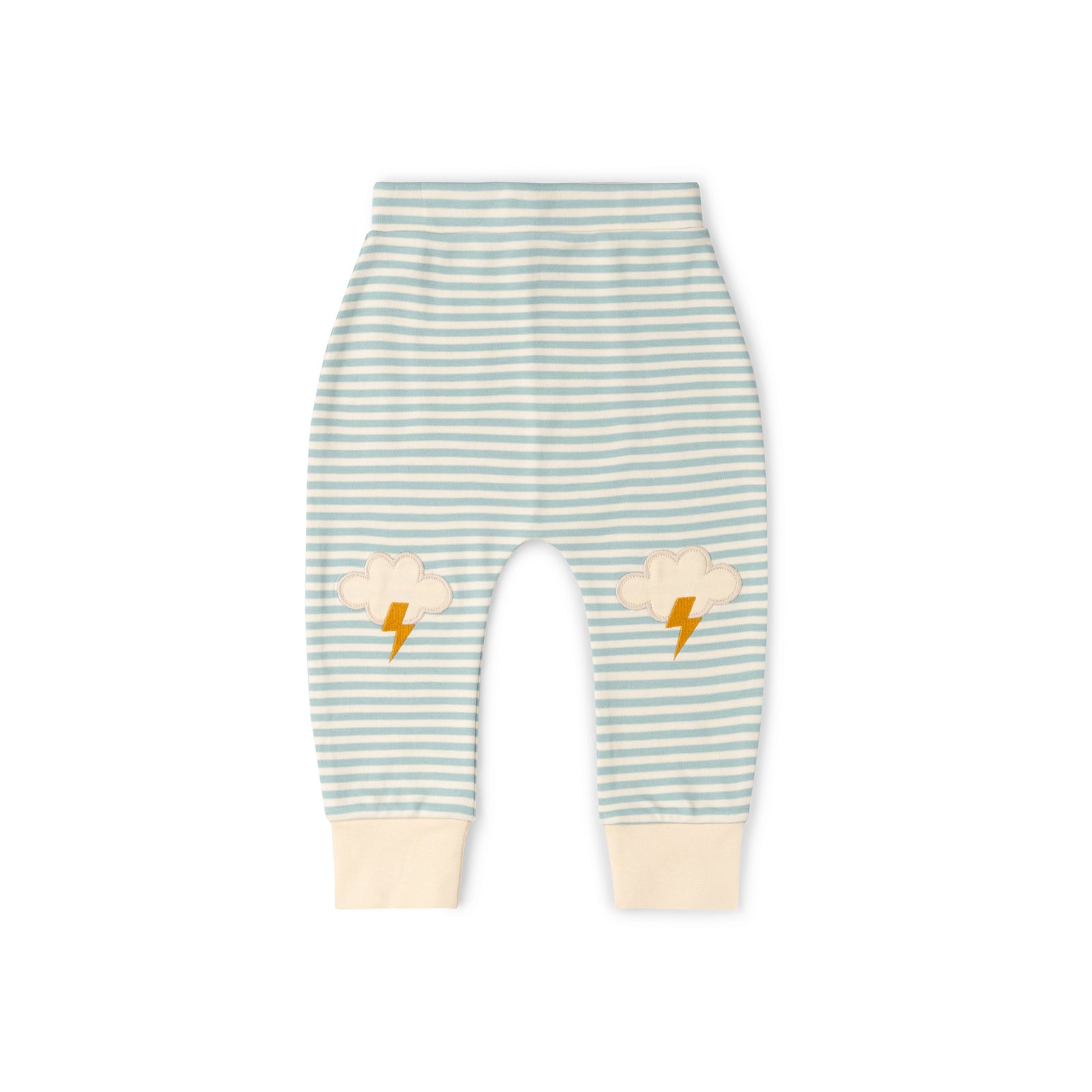 All Weather Knee Patch Striped Joggers - 1 Left Size 4-5 years-Little Green Radicals-Modern Rascals