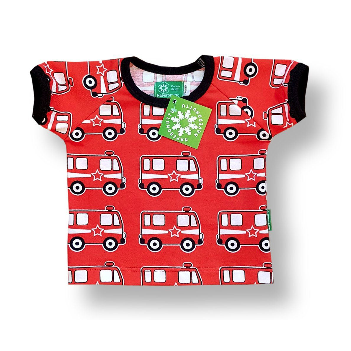 Ambulance Short Sleeve Shirt - 1 Left Size 10-12 years-Naperonuttu-Modern Rascals