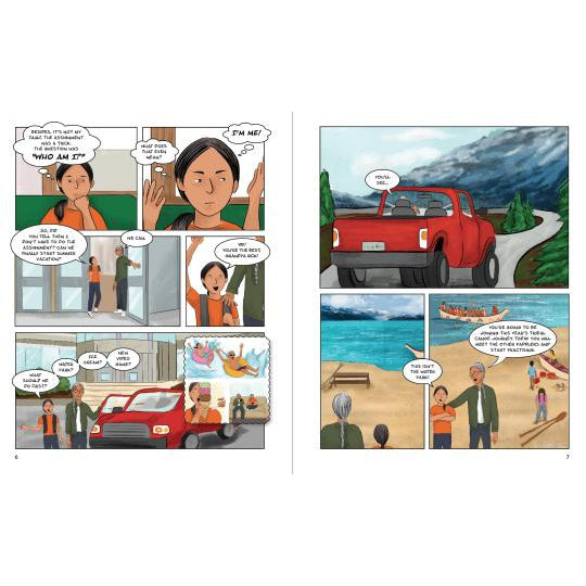 Andy's Tribal Canoe Journey Graphic Novel-Strong Nations Publishing-Modern Rascals