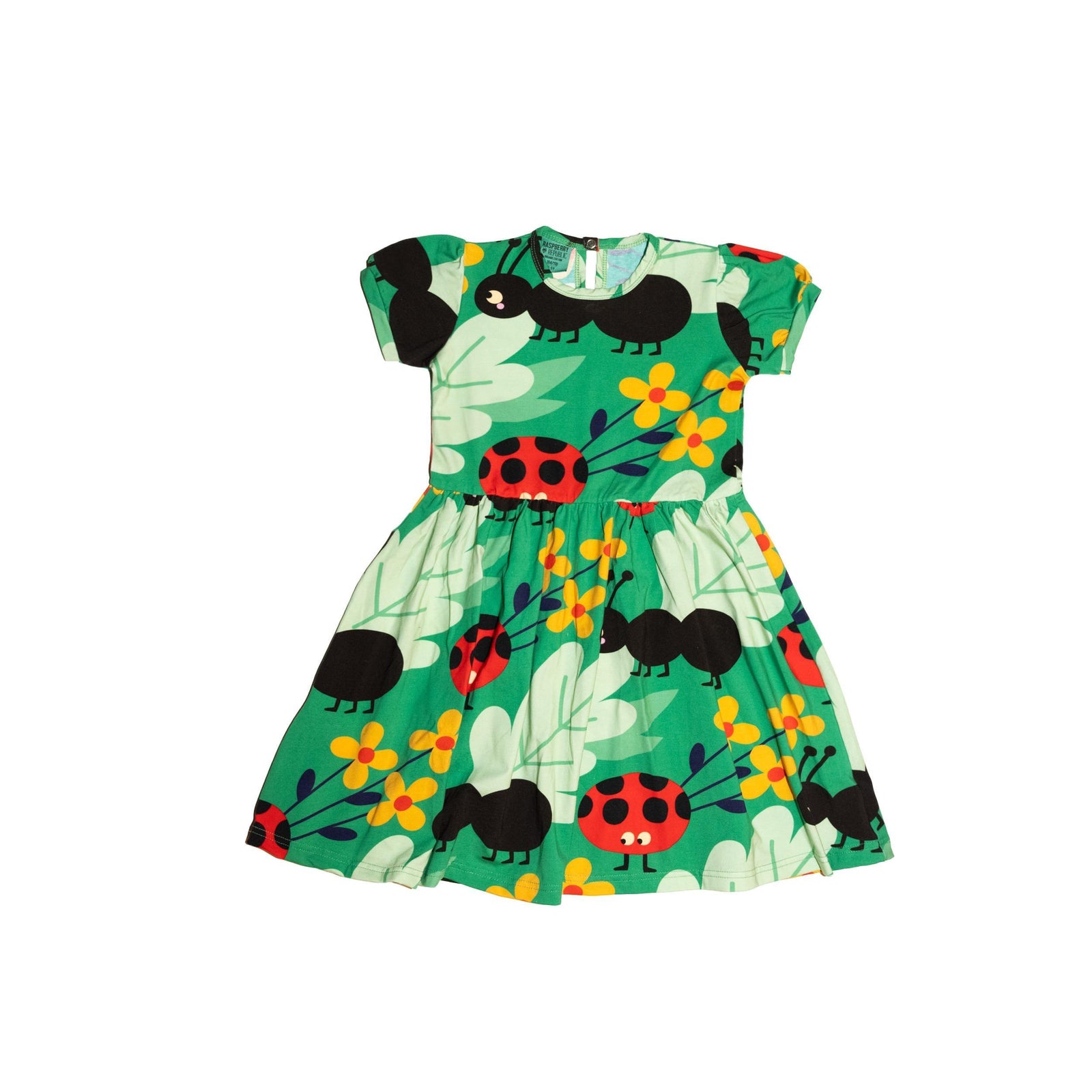 Anthill Green Short Sleeve Dress - 2 Left Size 7-9 & 9-11 years-Raspberry Republic-Modern Rascals