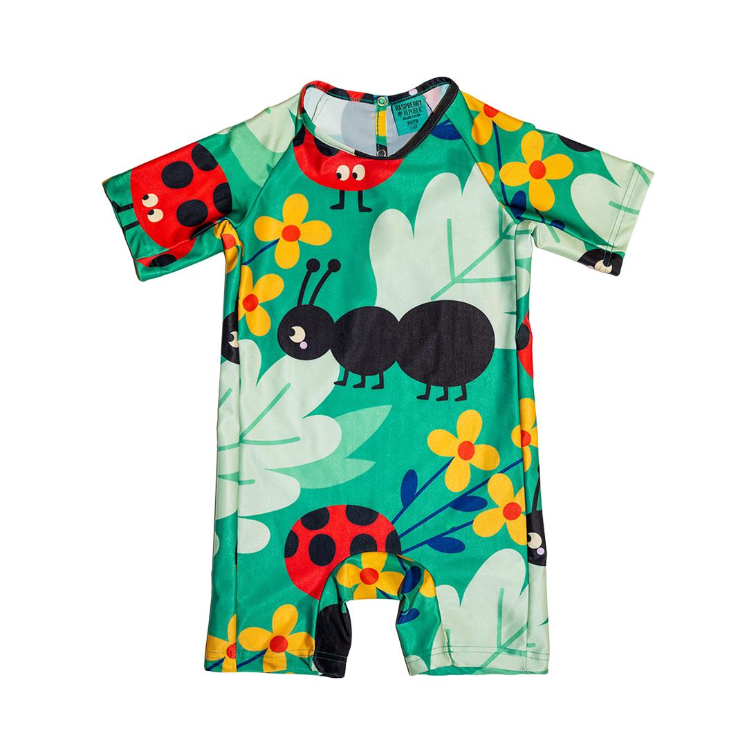 Anthill Green Sunsafe Swimsuit - 1 Left Size 2-3 years-Raspberry Republic-Modern Rascals