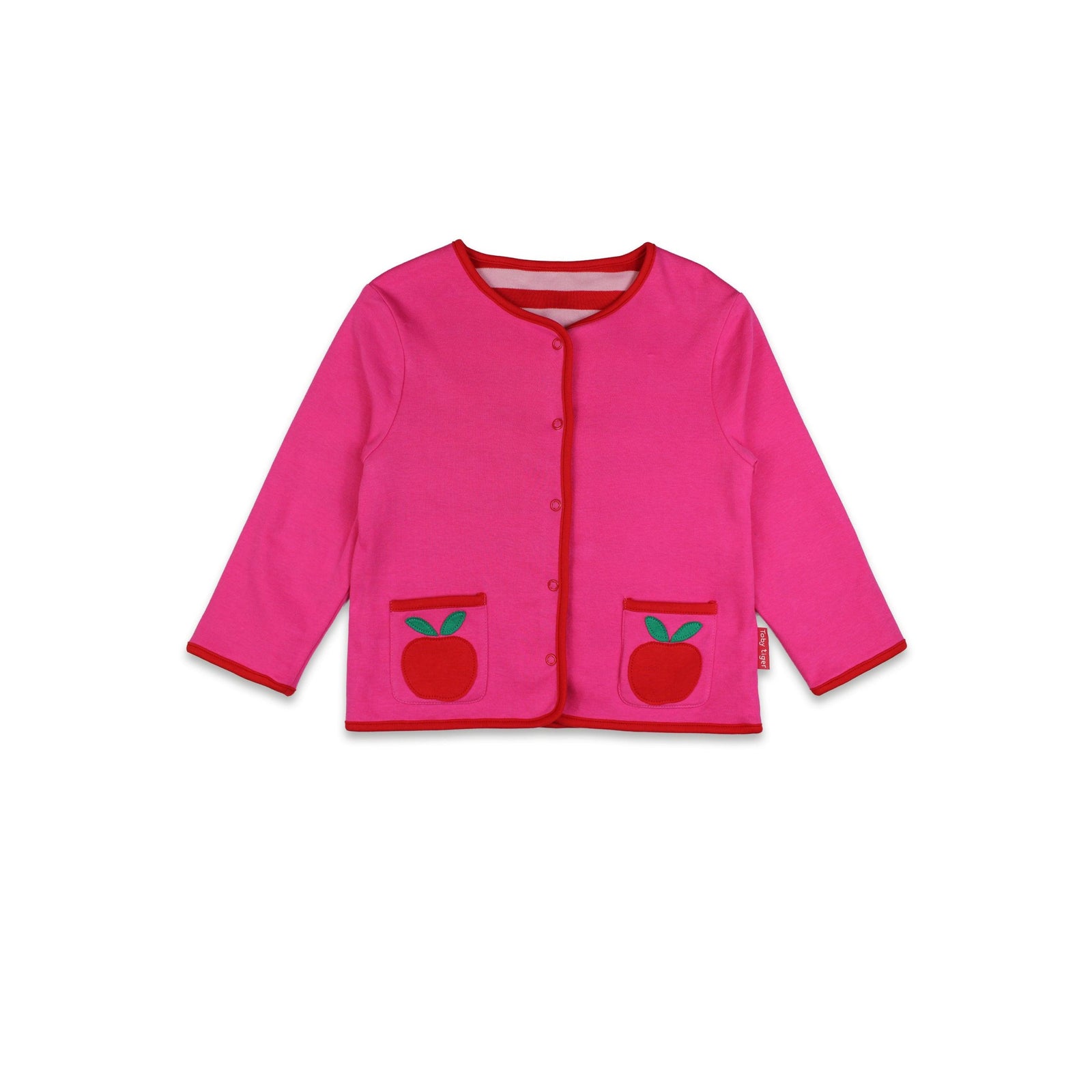 Apple Applique Reversible Jacket - 1 Left Size 2-3 years-Toby Tiger-Modern Rascals