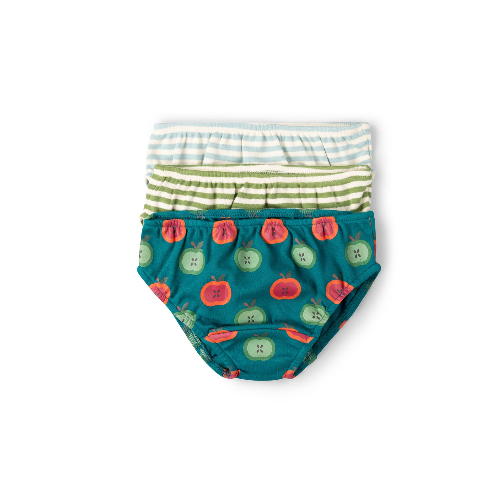 Apple Picking Organic Underwear Set - 3 Pack - 2 Left Size 6-7 & 7-8 years-Little Green Radicals-Modern Rascals