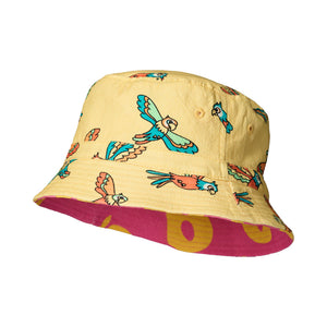 Apples Bucket Hat in Pink Fandango-Smafolk-Modern Rascals
