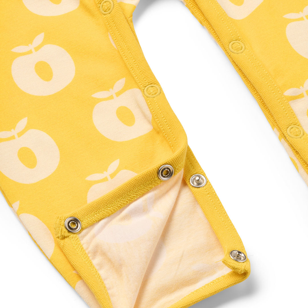 Apples Long Sleeve Long Legged Suit - Empire Yellow-Smafolk-Modern Rascals