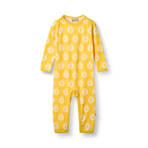 Apples Long Sleeve Long Legged Suit - Empire Yellow-Smafolk-Modern Rascals