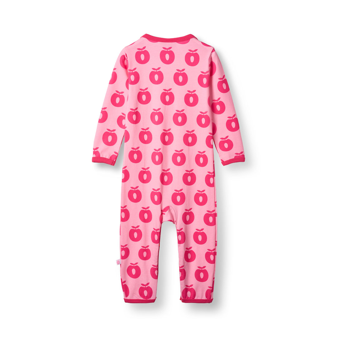Apples Long Sleeve Long Legged Suit - Pink Lilac-Smafolk-Modern Rascals