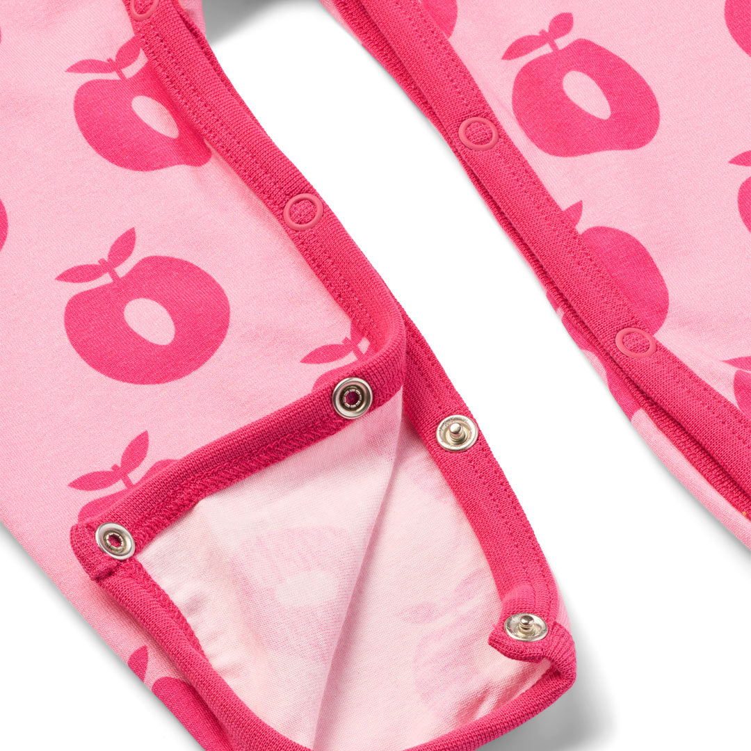 Apples Long Sleeve Long Legged Suit - Pink Lilac-Smafolk-Modern Rascals