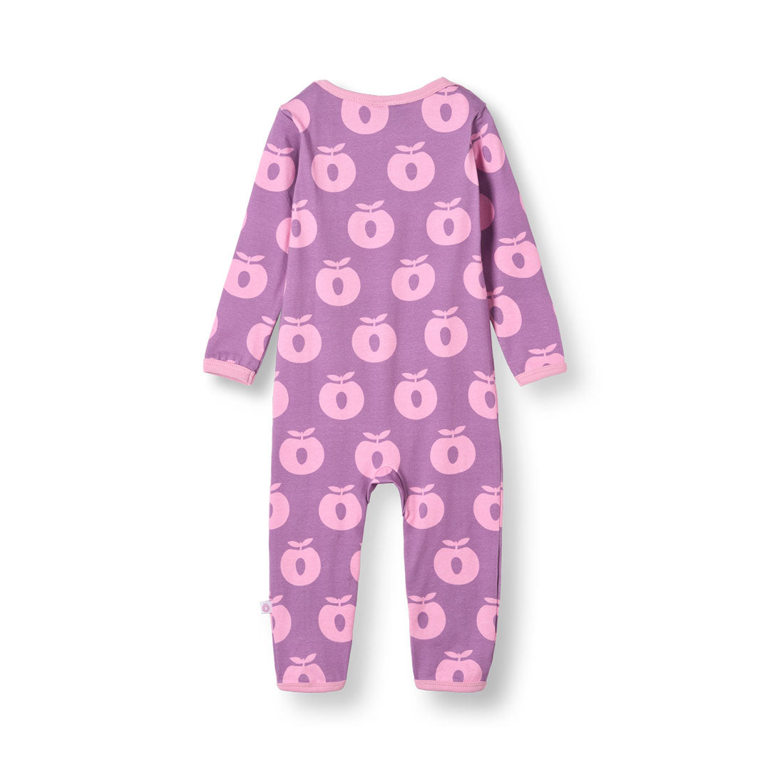 Apples Long Sleeve Long Legged Suit - Purple Iris-Smafolk-Modern Rascals
