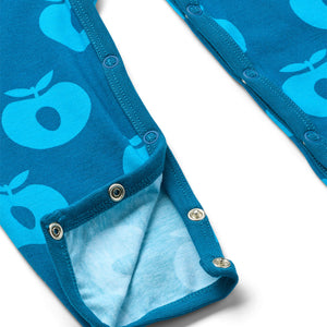 Apples Long Sleeve Long Legged Suit - Vivid Blue-Smafolk-Modern Rascals