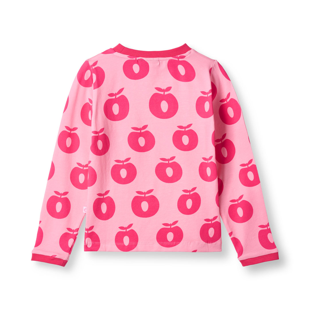 Apples Long Sleeve Shirt - Pink Lilac-Smafolk-Modern Rascals