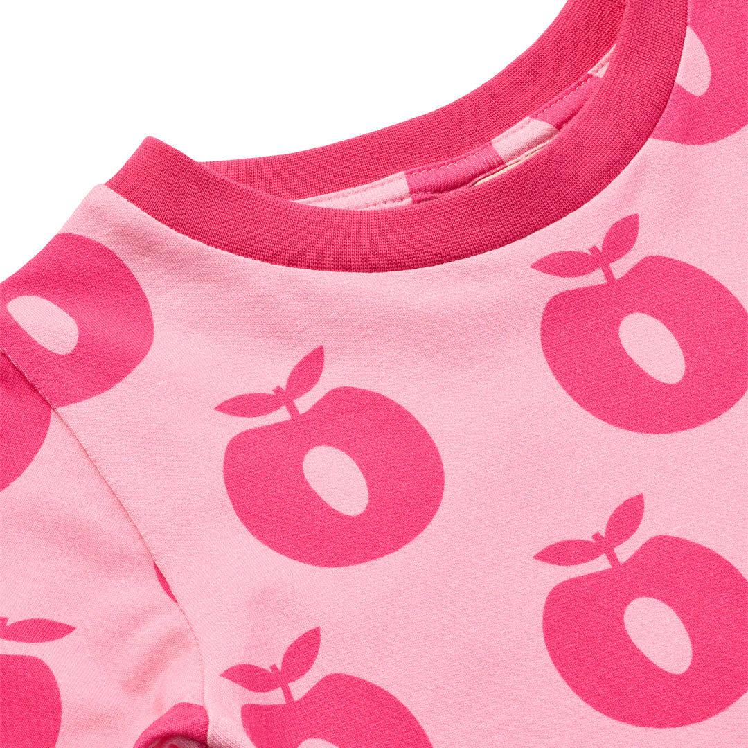 Apples Long Sleeve Shirt - Pink Lilac-Smafolk-Modern Rascals