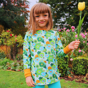 April Floral Long Sleeve Shirt-Uddevalla Barn-Modern Rascals
