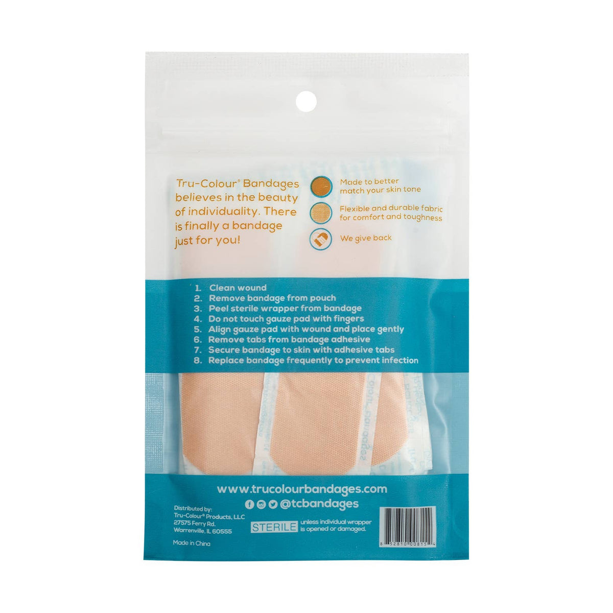 Aqua Case Bandages - Light to Olive Skin-Tru-Colour-Modern Rascals