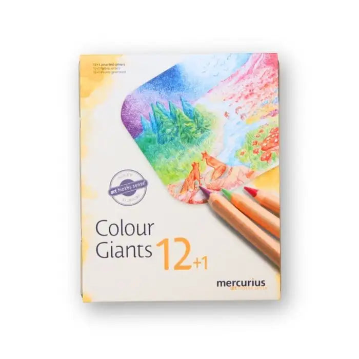 Art Makes Sense Colour Giants Waldorf Assortment – 12 Colours-Mecurius-Modern Rascals