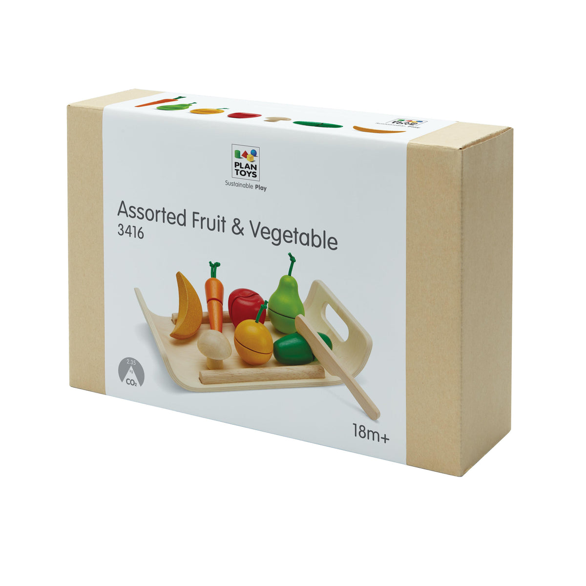 Assorted Fruit & Vegetable Set-PlanToys-Modern Rascals