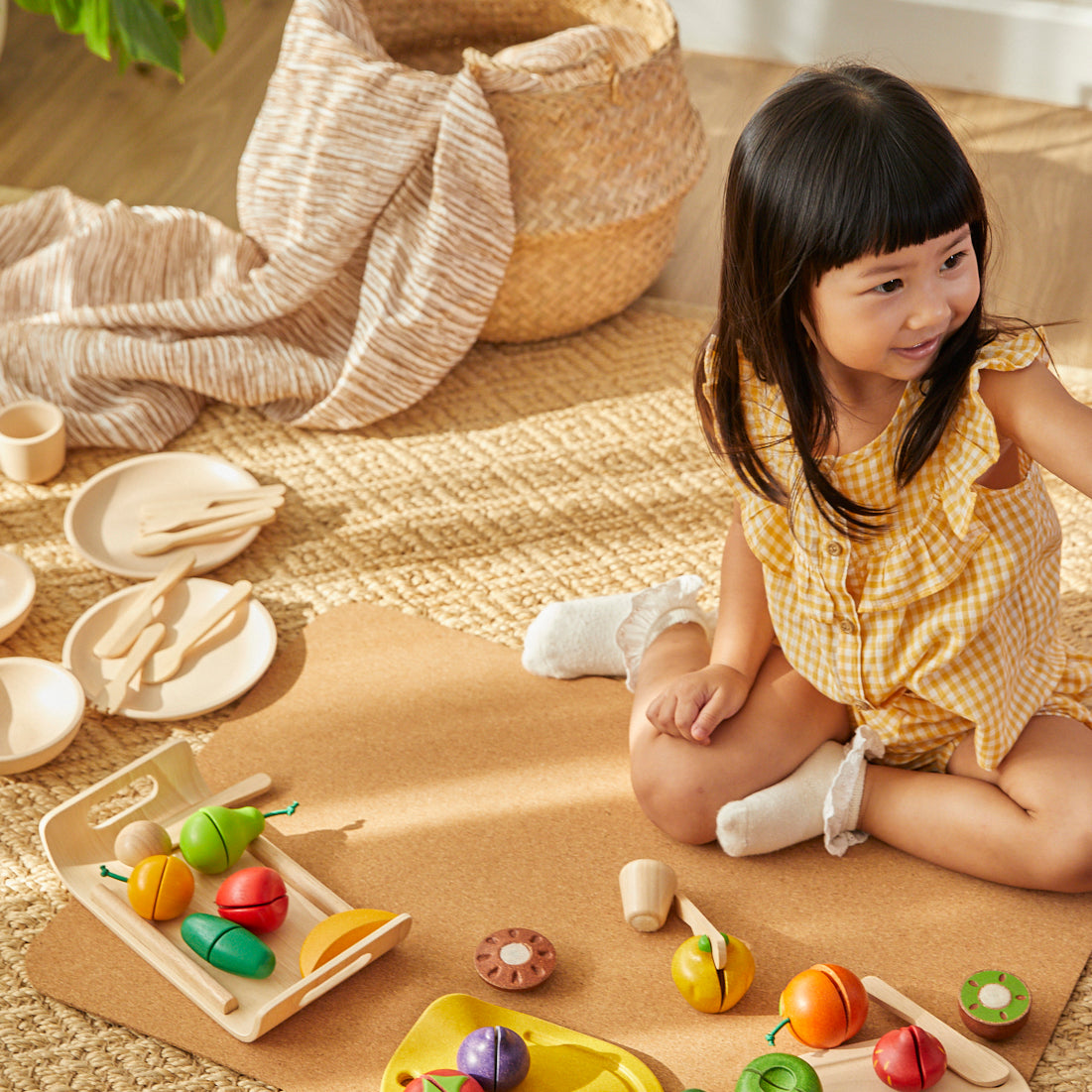 Assorted Fruit & Vegetable Set-PlanToys-Modern Rascals