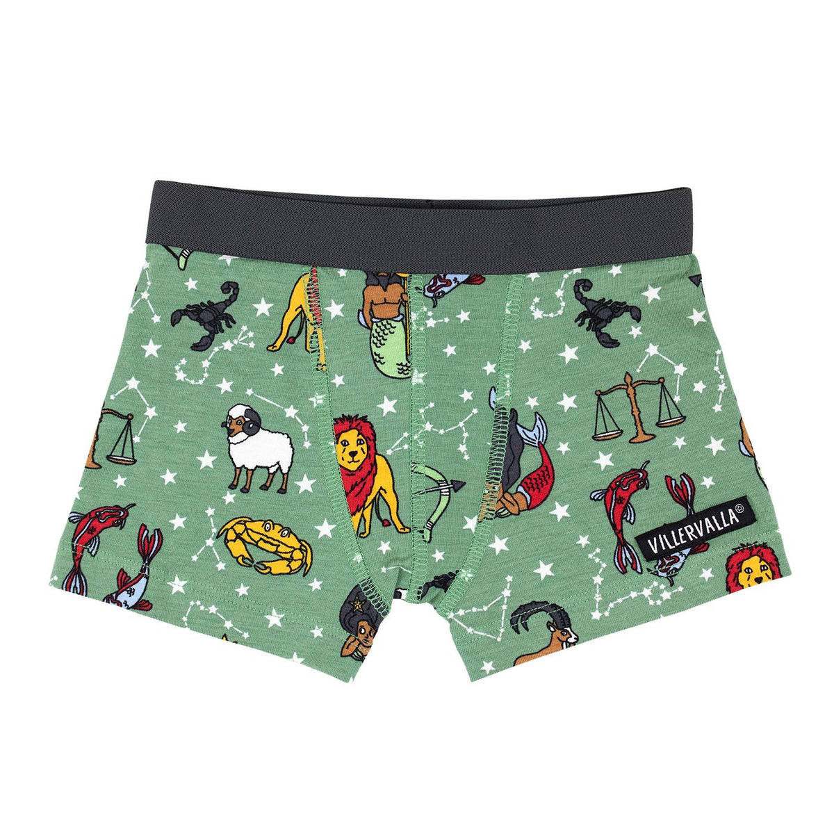 Astro Boxers - Sage - 1 Left Size 2-4 years-Villervalla-Modern Rascals