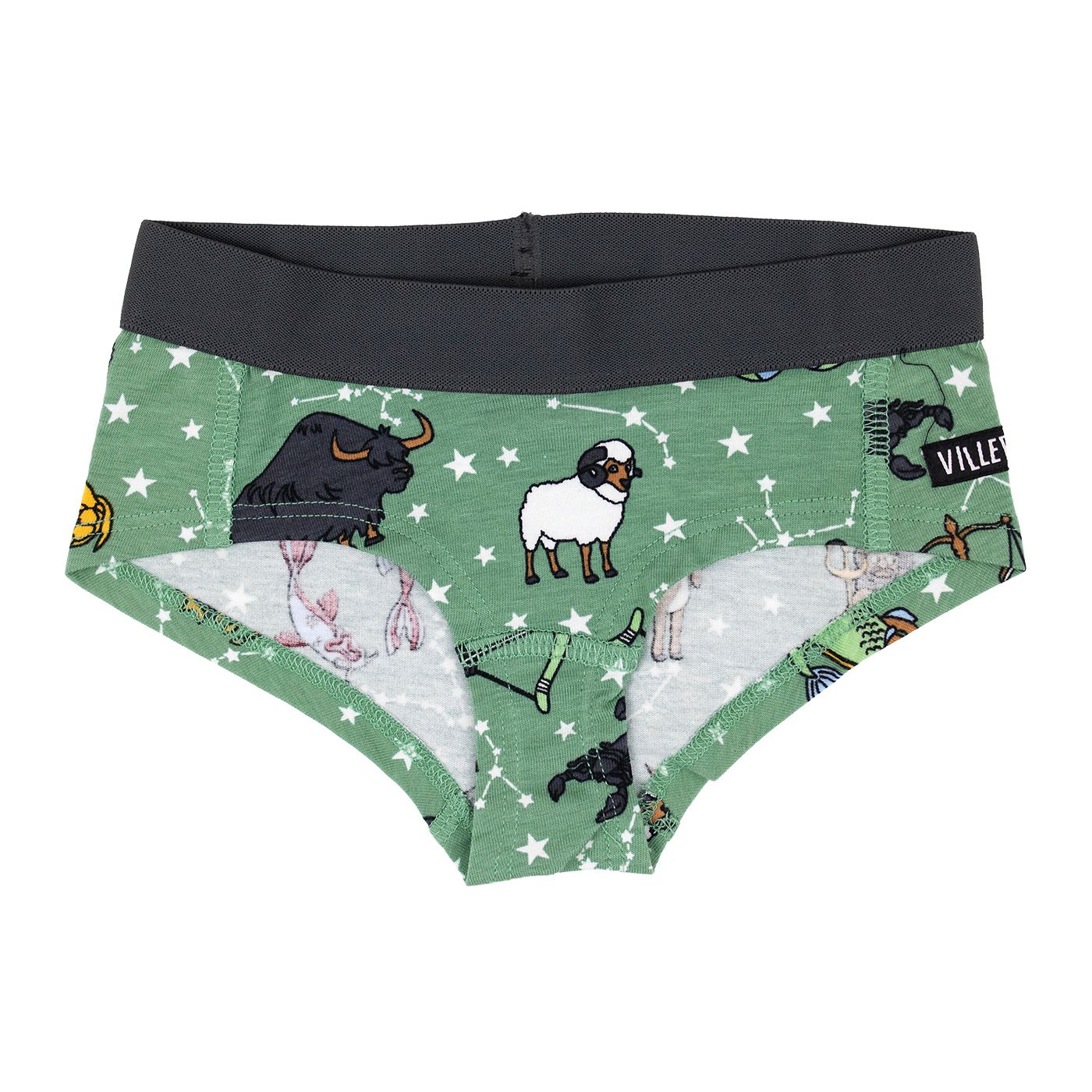 Astro Briefs - Sage - 1 Left Size 6-8 years-Villervalla-Modern Rascals