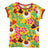 Autumn Flowers - Yellow Short Sleeve Shirt - 2 Left Size 8-9 & 12-13 years-Duns Sweden-Modern Rascals