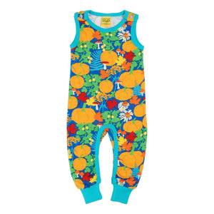 Autumn Garden - Blue Dungarees - 1 Left Size 4-5 years-Duns Sweden-Modern Rascals