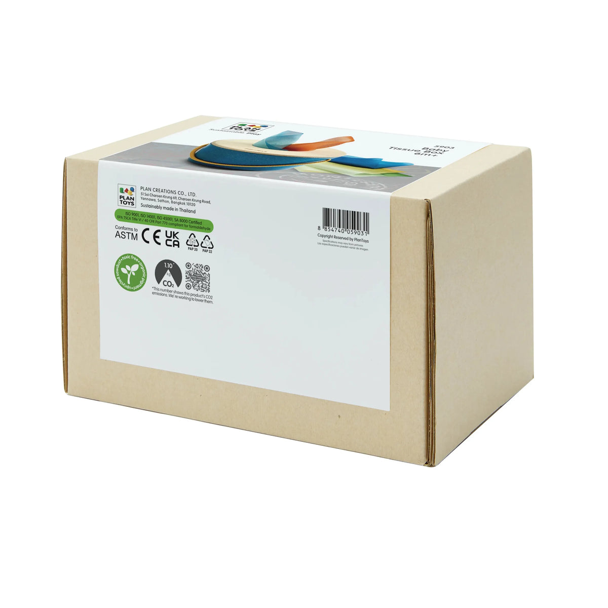 Baby Tissue Box-PlanToys-Modern Rascals
