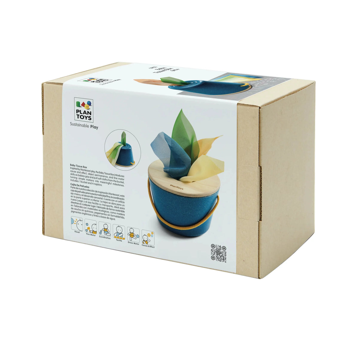 Baby Tissue Box-PlanToys-Modern Rascals