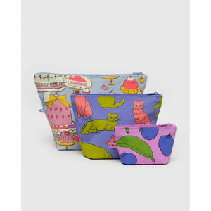 Baggu - Go Pouch Set - Still Life-Baggu-Modern Rascals